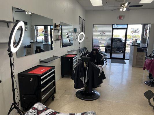 We remodeled the barbershop !!!   Used to be called Stix !!   Used to look completely different!!