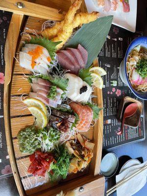 24 piece sashimi boat