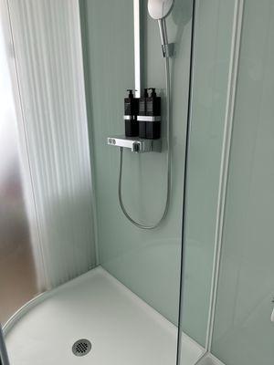 Unique shower setup