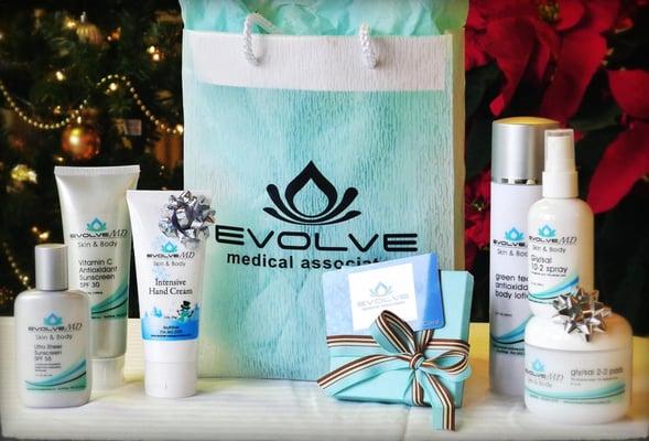 Evolve Skin Care products and Gift Cards make fantastic gifts