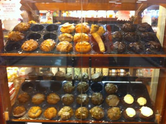 Interesting muffin selection...