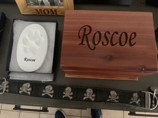 Roscoe's final resting place