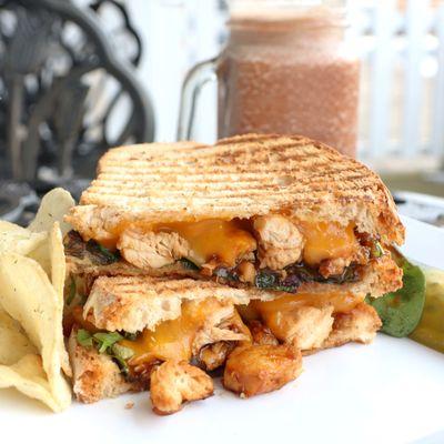 Maui BBQ chicken panini