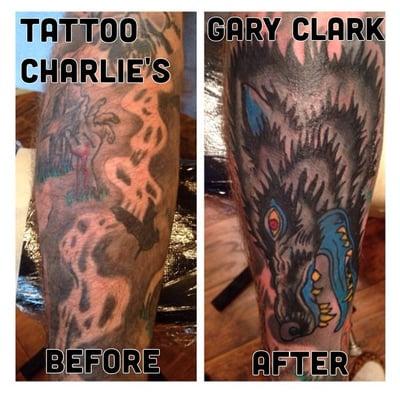 Our artists specialize in covering up tattoo nightmares. Let us put your mind at ease. Even the worst decisions can be fixed.