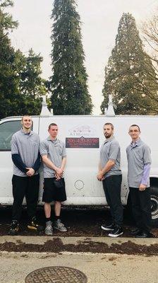 First team picture a while back. Of course we have 24 ft truck now!