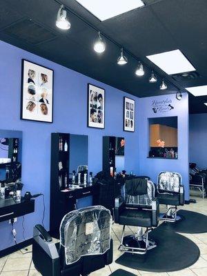 Hair Cut, Hair Styling and Hair Color Station