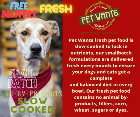 Free Deilvery Fresh Pet Food