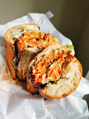 Blackened Salmon Sandwich