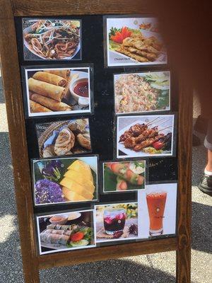 menu board