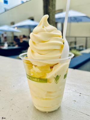 Pineapple whip with chunks