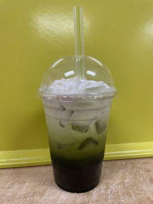 Macha green tea smell good if you like boba got it .