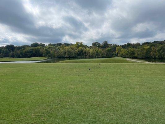 Hole 18 green