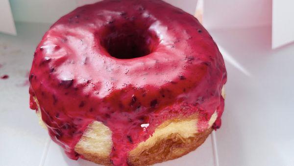 Hundred layer huckleberry doughnut, can't wait to take a bite!!