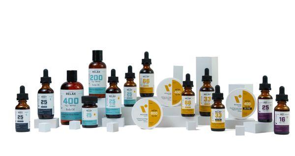 Receptra CBD products at Nature's Secret CBD