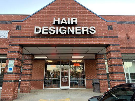 Hair Designers outside look