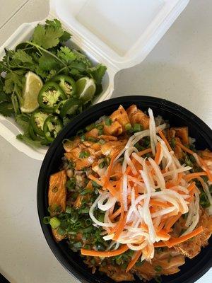 Another salmon bowl close-up. It's so good!