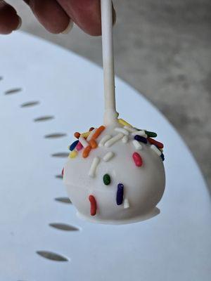 Vanilla cake pop