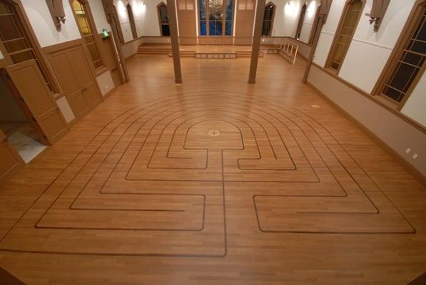 Custom made floor ,Border Line & Medallion for the Church