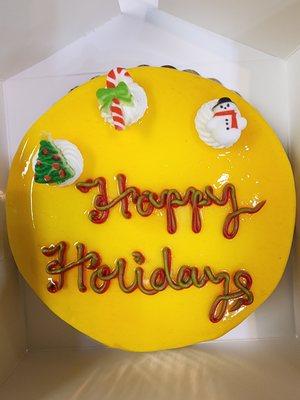 Special Happy Holidays Cake