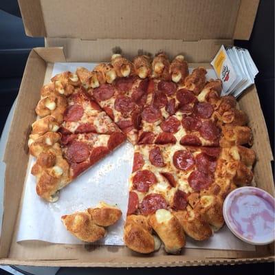 Cheesy Bites Pizza! Delicious