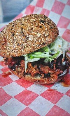 BBQ Jackfruit Burger