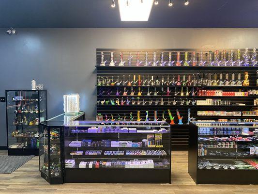 Variety of water pipes and dab rigs