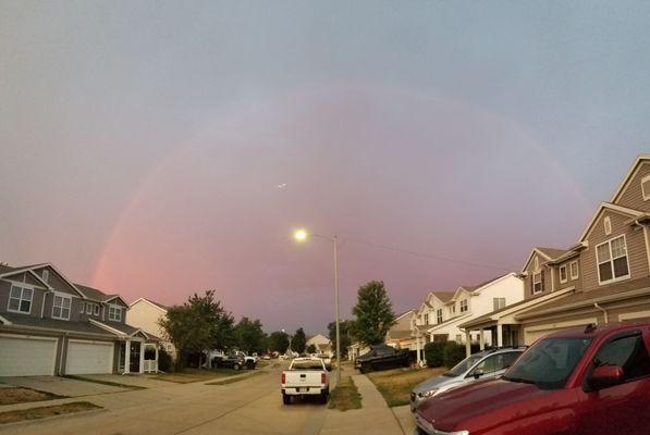 Early AM summer Rainbow