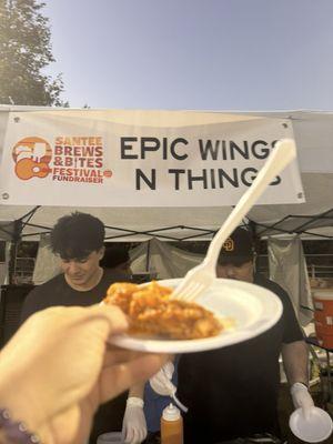 Epic buffalo boneless wing Huge!!!