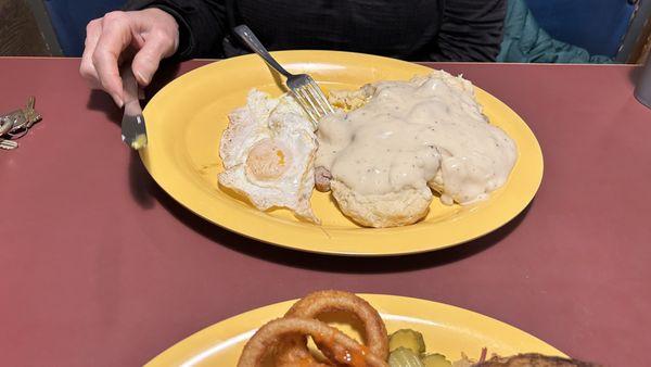 Biscuits and gravy