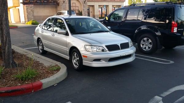 My sparkling clean car!