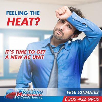 Feeling the Miami Heat?  It's time for a new AC Unit.