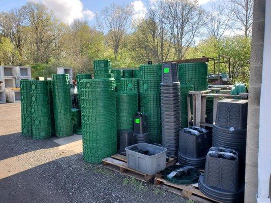 Tuf tite and Poly loc septic risers, lids and D-box's