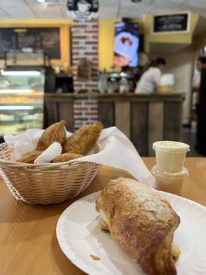 Empanadas and a quesito