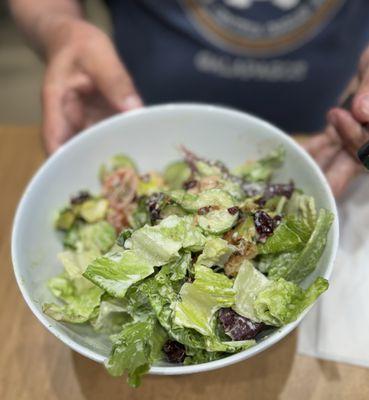 Chicken Bacon Ranch salad