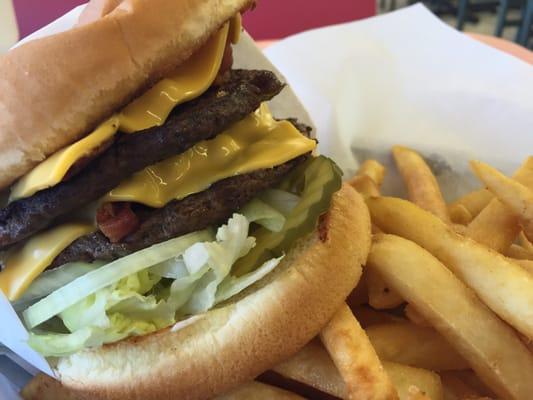 Double bacon cheeseburger