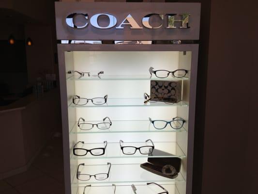 Coach frames and sunglasses at Avant Garde Eye Care