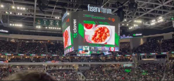 GUESS WHAT?

We were featured during the Milwaukee Buck's Game (on April 2, 2023) at the Fiserv Forum!