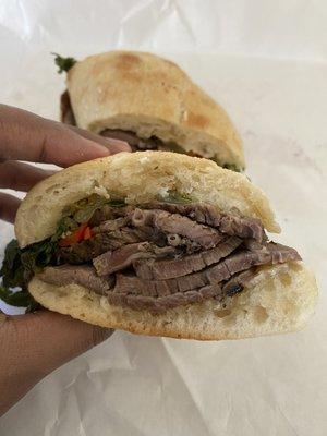 Brisket sandwich