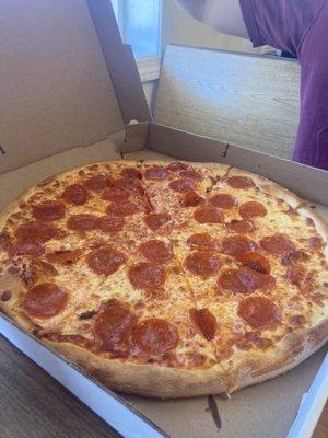 Pepperoni pizza