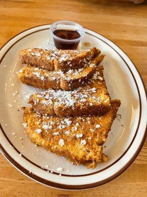 Crunchy French toast $11