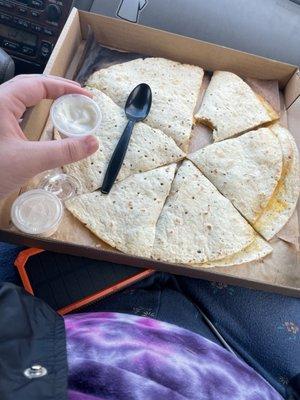 Veggie quesadilla