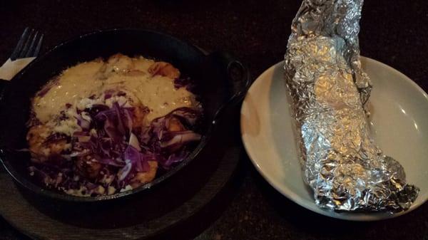 Food should never be delivered to a table wrapped in aluminum foil.