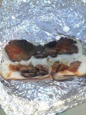 I ordered a meatball grinder w/light sauce and this is what I got.