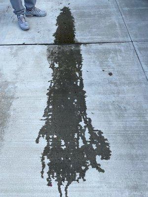 Oil leak