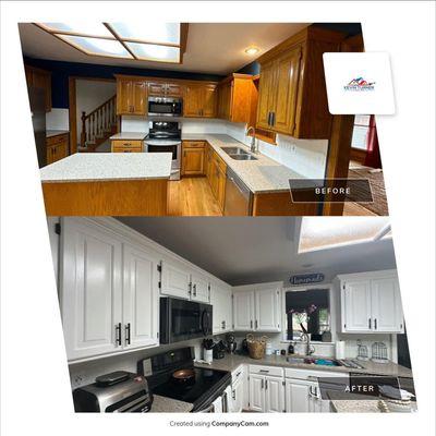 Kitchen Cabinet Refinish