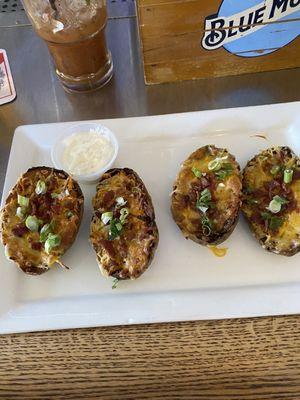 Bases Loaded Potato Skins.