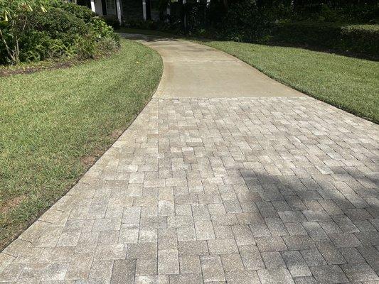 Driveway cleaning