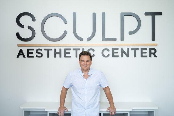 Dr. Daniel Beck, board certified plastic surgeon and founder of Sculpt Aesthetic Center.