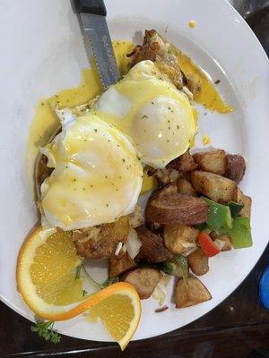 Crab cake benny