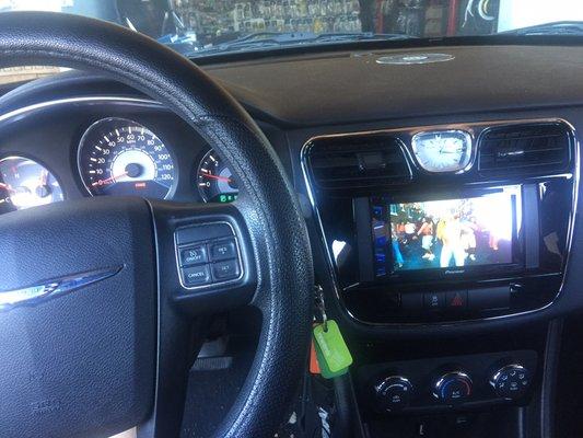 2013 chrysler 200. with the new pioneer  doubledin.   spexial prices on MASTER AUDIO.  visit us : www.masteraudiolv.com